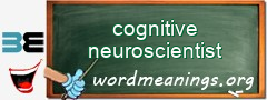 WordMeaning blackboard for cognitive neuroscientist